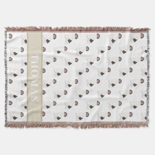 Personalisierter Beagle Decke (Vorderseite)