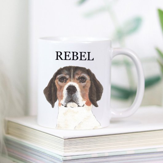 Personalisierter Beagle - Getränkekasten Kaffeetasse