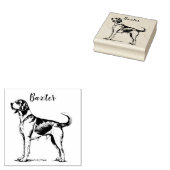 Personalisierter Beagle Gummistempel (Stempel)