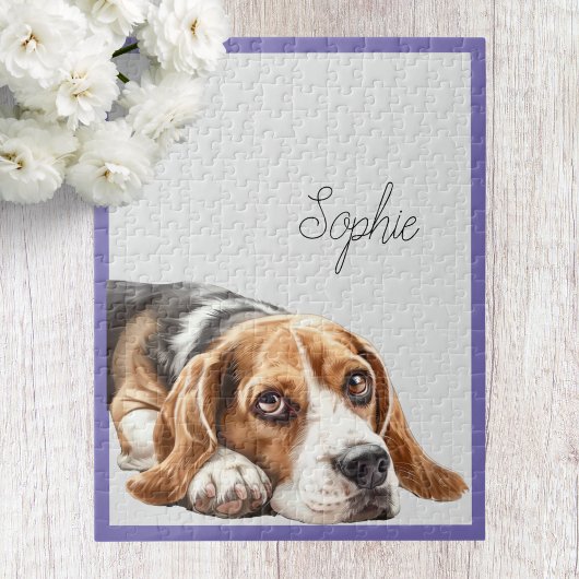 Personalisierter Beagle Jigsaw Puzzle