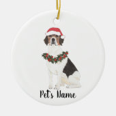 Personalisierter Beagle Keramik Ornament (Vorne)