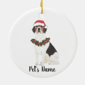 Personalisierter Beagle Keramik Ornament (Hinten)