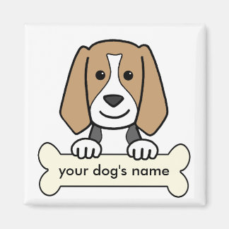 Personalisierter Beagle Magnet