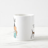 Personalisierter Beagle Mama-Kaffee-Tasse Kaffeetasse (Mittel)