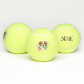Personalisierter Beagle Tennisbälle (Multi)