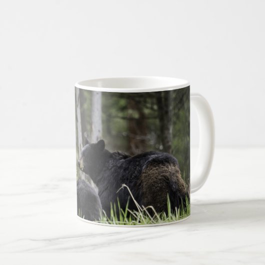 Personalisierter Bear Coffee Tasse Cup (VorderseiteRechts)