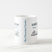 Personalisierter Becher für Homeschool-Mütter Kaffeetasse (Mittel)