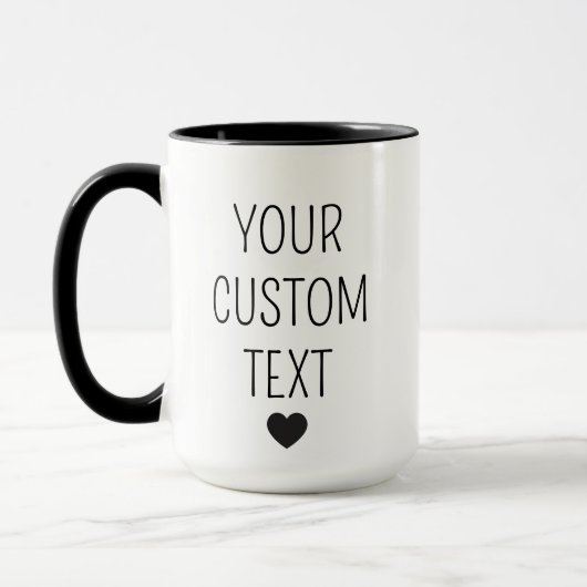 Personalisierter Becher, Maßgeschneiderter Becher, Tasse (Links)