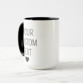 Personalisierter Becher, Maßgeschneiderter Becher, Tasse (Vorderseite Links)