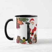Personalisierter Becher mit Buchstabe Tasse (Links)