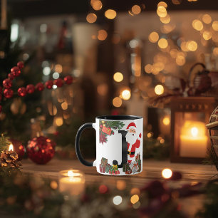 Personalisierter Becher mit Buchstabe Tasse