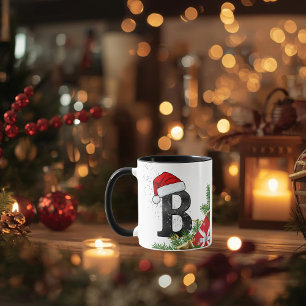 Personalisierter Becher mit Buchstabe Tasse
