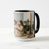 Personalisierter Becher mit Monogramm und Familien Tasse (VorderseiteRechts)