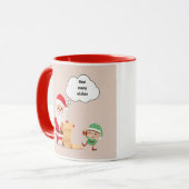 Personalisierter Becher Tasse (Vorderseite Links)