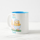 Personalisierter Becher Zweifarbige Tasse (Vorderseite Links)