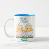 Personalisierter Becher Zweifarbige Tasse (Links)