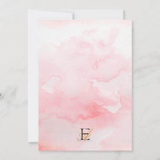 Personalisierter Begrüßungsgruß für Kinder Einladung (Rückseite)