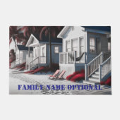 Personalisierter Begrüßungstüre Außenteppich Fußmatte (Vorderseite)