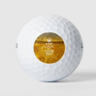 Personalisierter BEHALT-CALM und Ihr kreativer Tex Golfball