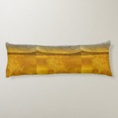 Personalisierter BEHALT CALM UND Ihr Text für Bier Seitenschläferkissen (Rückseite)