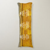 Personalisierter BEHALT CALM UND Ihr Text für Bier Seitenschläferkissen (Vorderseite Vertikal)