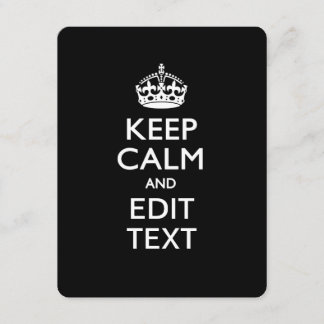 Personalisierter BEHALT-CALM und Texteinladung bea Einladung