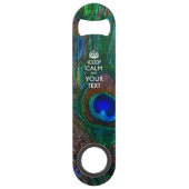 Personalisierter BEHALTEN CALM UND Bearbeiten von Speed Flaschenöffner (Vorderseite)