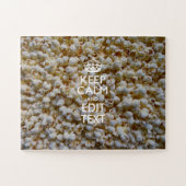 Personalisierter BEHALTEN CALM und Ihr Text auf Po Puzzle (Horizontal)
