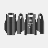 Personalisierter BEHALTEN CALM und Text auf Streif Geschenkschachtel (Ungefaltet)