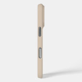 "Personalisierter Beige iPhone Case mit individuel (Rückseite / Rechts)