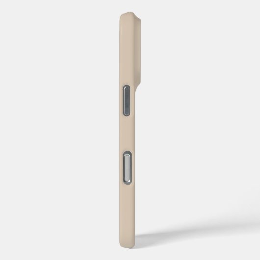 "Personalisierter Beige iPhone Case mit individuel (Rückseite / Rechts)