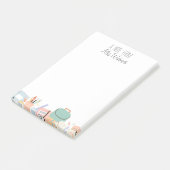 Personalisierter Beitrag - Hinweise Post-it Klebezettel (angewinkelt)