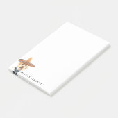 Personalisierter Beitrag | Labrador Retriever Post-it Klebezettel (angewinkelt)