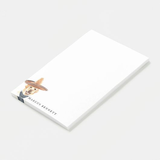 Personalisierter Beitrag | Labrador Retriever Post-it Klebezettel (angewinkelt)