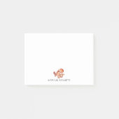 Personalisierter Beitrag | Oktopus Post-it Klebezettel (Vorderseite)