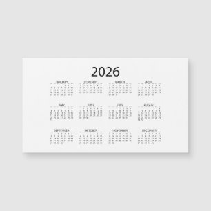 Personalisierter Benutzerdefinierter 2026 Magnetkarte
