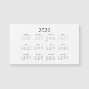 Personalisierter Benutzerdefinierter 2026 Magnetkarte