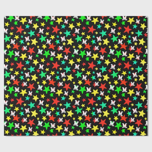 Personalisierter, benutzerdefinierter, farbiger An Geschenkpapier (Flach)