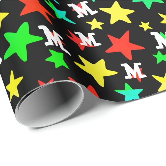 Personalisierter, benutzerdefinierter, farbiger An Geschenkpapier (Rolleneckpunkt)