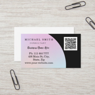 Personalisierter benutzerdefinierter Firmen-QR-Cod Visitenkarte