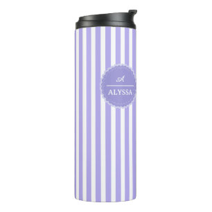 Personalisierter, benutzerdefinierter floraler Nam Thermosbecher