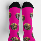 Personalisierter benutzerdefinierter Foto-Blob - G Socken (Oben)