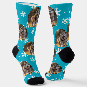 Personalisierter benutzerdefinierter Foto-Blob - S Socken