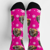 Personalisierter benutzerdefinierter Foto-Blob - S Socken (Oben)