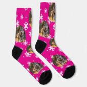 Personalisierter benutzerdefinierter Foto-Blob - S Socken (Rechts)