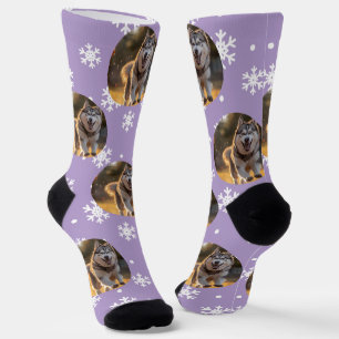 Personalisierter benutzerdefinierter Foto-Blob - S Socken