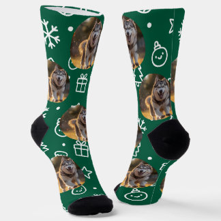 Personalisierter benutzerdefinierter Foto-Blob - W Socken