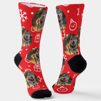 Personalisierter benutzerdefinierter Foto-Blob - W Socken