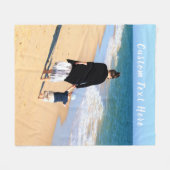 Personalisierter, benutzerdefinierter Foto-Fleece- Fleecedecke (Vorderseite (Horizontal))