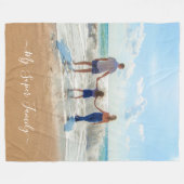 Personalisierter, benutzerdefinierter Foto-Fleece- Fleecedecke (Vorderseite (Horizontal))